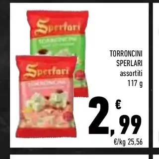 Torroncini Sperlari assortiti