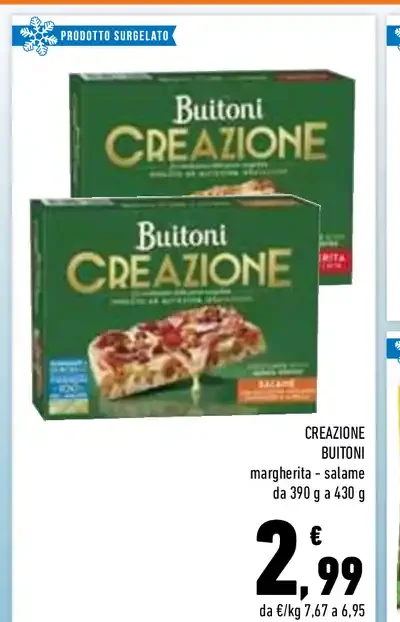 Creazione Buitoni margherita-salame