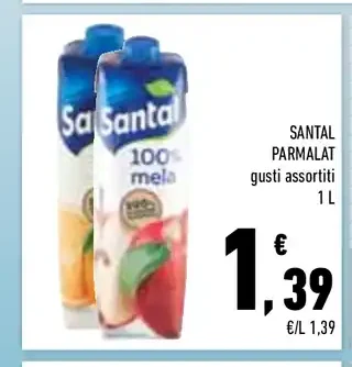 Santal Parmalat gusti assortiti