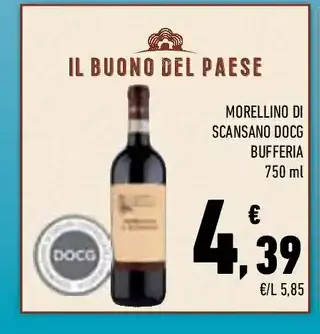 Morellino di Scansano DOCG Bùfferia