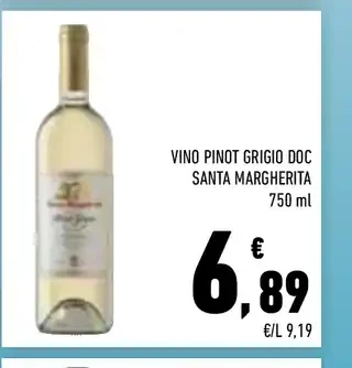 Vino Pinot Grigio DOC Santa Margherita