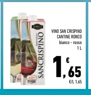 Vino San Crispino Cantine Ronco bianco-rosso