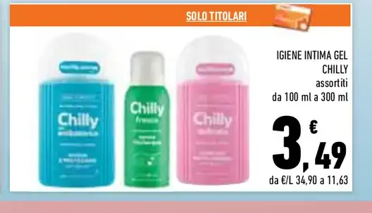 Igiene intima gel Chilly