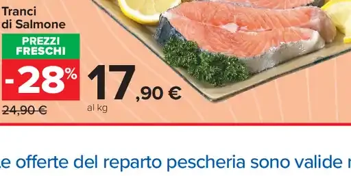 Tranci di salmone