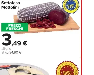 Bresaola della Valtellina IGP Sottofesa Mottolini