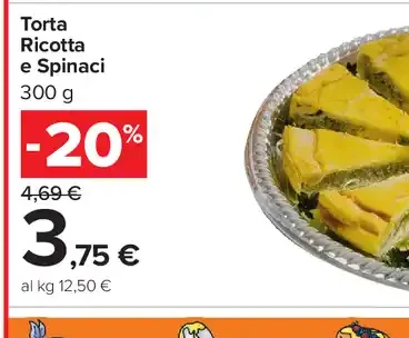 Torta ricotta e spinaci