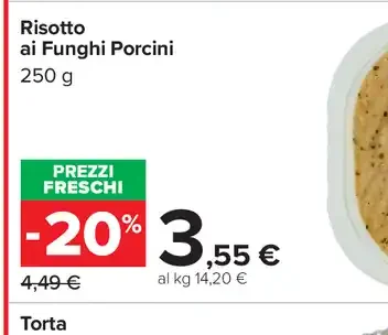 Risotto ai funghi porcini