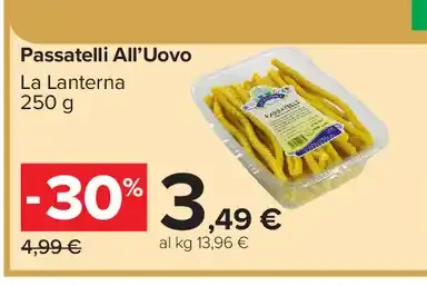 Passatelli all'uovo La Lanterna