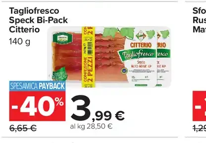 Tagliofresco Speck Bi-Pack Citterio