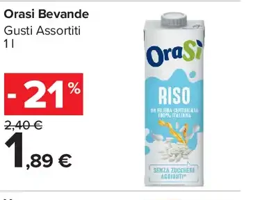 Orasi bevande gusti assortiti