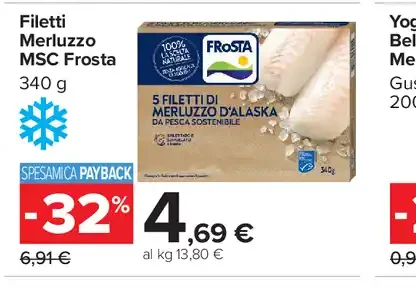 Filetti merluzzo MSC Frosta