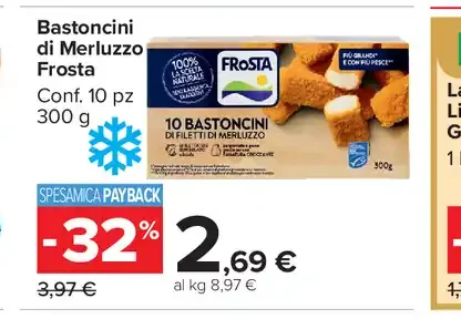 Bastoncini di merluzzo Frosta