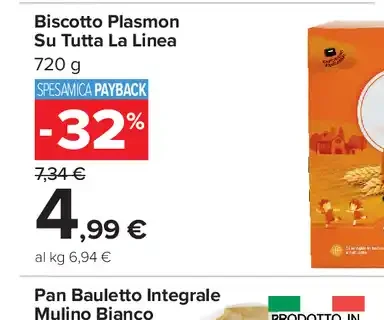 Biscotto Plasmon Su Tutta La Linea