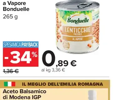 Lenticchie a Vapore Bonduelle
