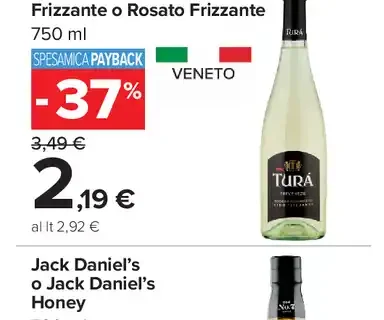 Tre Venezie IGT Turà Bianco o Rosato Frizzante