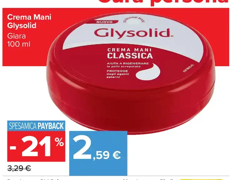 Crema mani Glysolid
