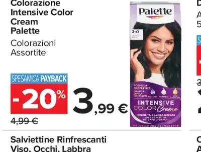 Colorazione intensiva Palette