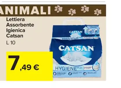 Lettiera assorbente igienica Catsan