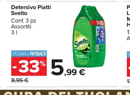 Detersivo piatti Svelto
