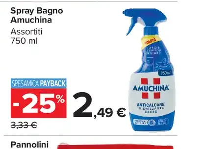 Spray bagno Amuchina