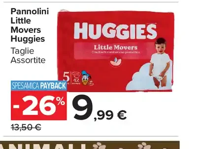 Pannolini Huggies Little Movers