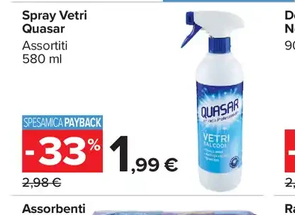 Spray vetri Quasar