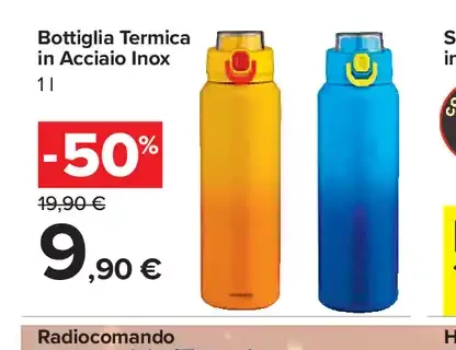 Bottiglia termica in acciaio inox