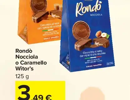 Rondò nocciola o caramello Witor's