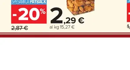 Sacchetto pralinate anacardi Quaranta