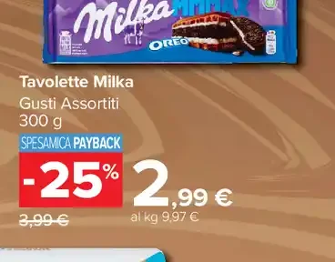 Tavolette Milka
