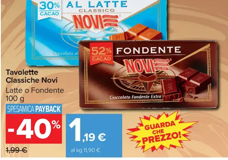 Tavolette classiche Novi
