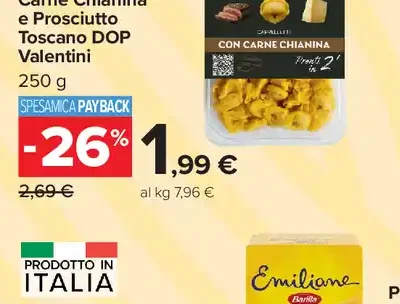Cappelletti carne chianina e prosciutto