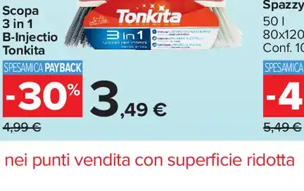 Scopa 3 in 1 B-Injection Tonkita