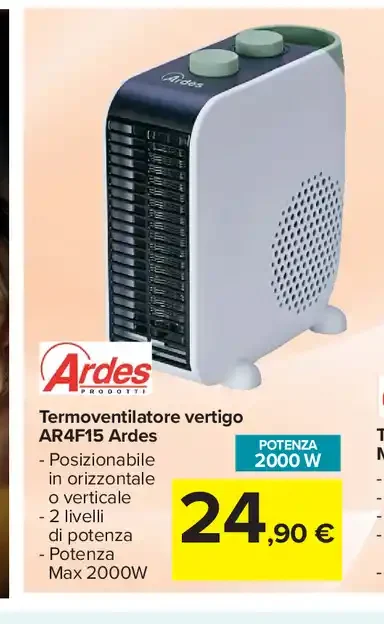 Termoventilatore verticale AR4F15