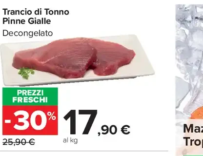 Trancio di tonno pinne gialle