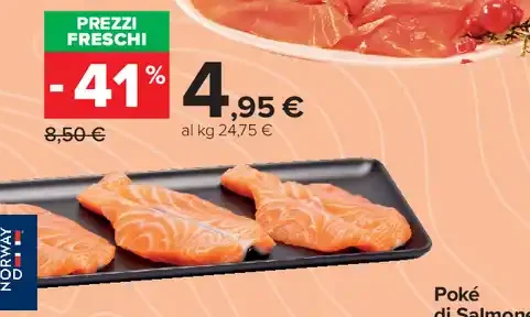 Salmone affumicato norvegese