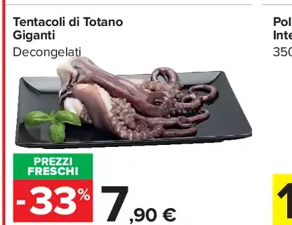 Tentacoli di totano giganti