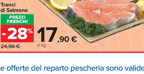 Tranci di salmone