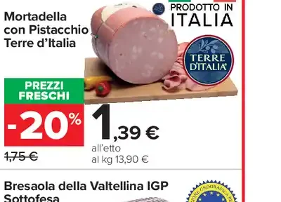 Mortadella con pistacchio Terre d’Italia