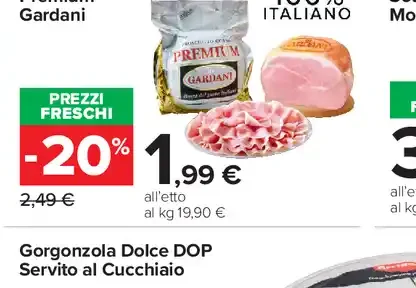 Prosciutto cotto nazionale premium Gardani