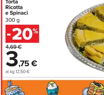 Torta ricotta e spinaci