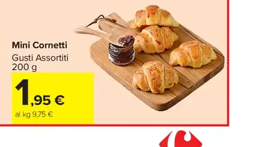 Mini cornetti gusti assortiti