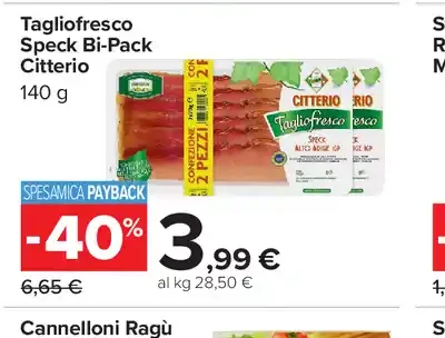 Tagliofresco Speck Bi-Pack Citterio