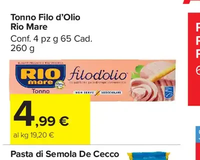 Tonno Filo d'Olio Rio Mare