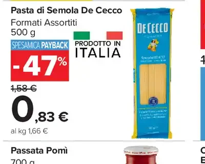 Pasta di Semola De Cecco