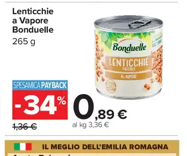 Lenticchie a Vapore Bonduelle