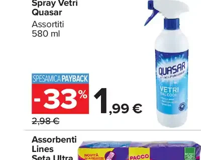 Spray vetri Quasar