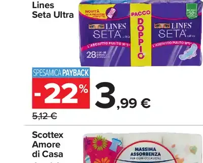 Assorbenti Lines Seta Ultra