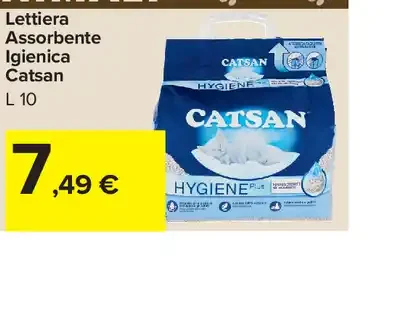 Lettiera assorbente igienica Catsan