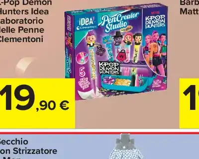K-Pop Demon Hunters Idea Laboratorio delle Penne Clementoni